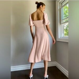 Aritzia Wilfred Novella Soft Pink Dress